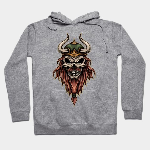 Skull viking Hoodie by JagatKreasi